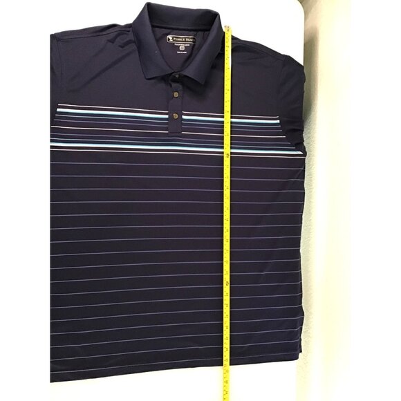 PEBBLE BEACH- MENS PERFORMANCE POLO LIGHT WEIGHT SHIRT SIZE 2XL - Picture 6 of 7
